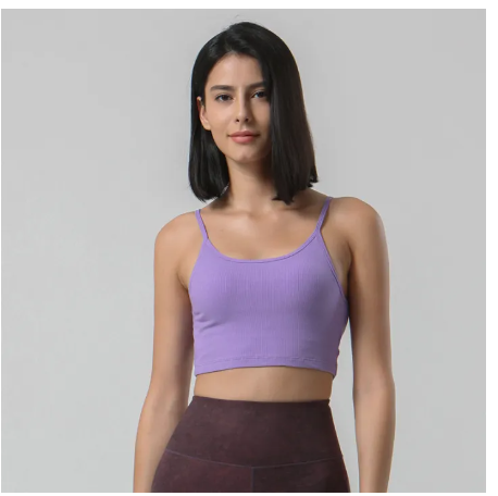 SF138-ชุดชั้นในกีฬาของผู้หญิงที่สวยงามกลับออกกำลังกายสลิงโยคะเสื้อกั๊กข้ามลูกไม้วิ่งชุดชั้นในกีฬา