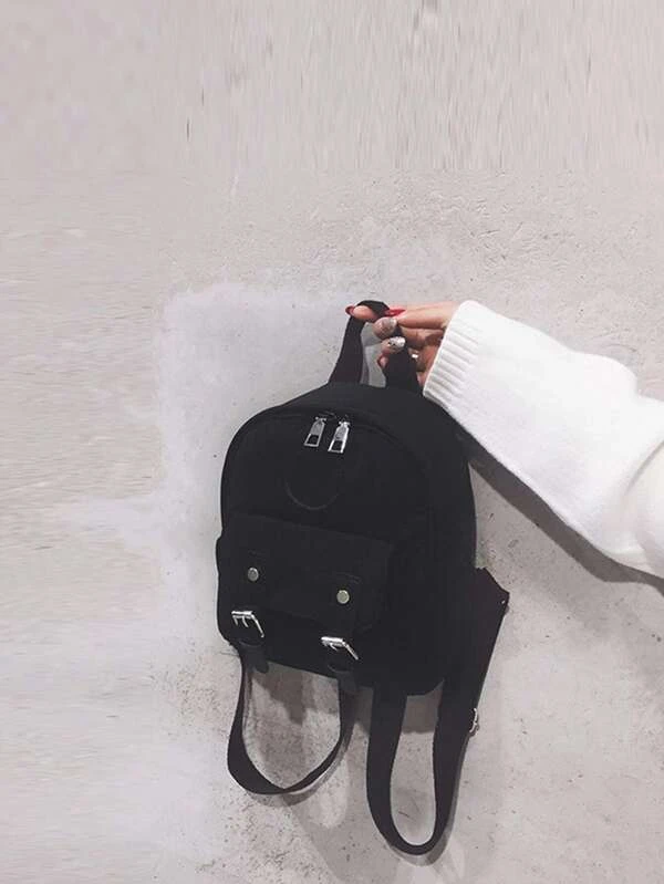 กระเป๋าเป้อเนกประสงค์ มินิ มินิมอลลิสต์ ตกแต่ง หัวเข็มขัด  ll-5