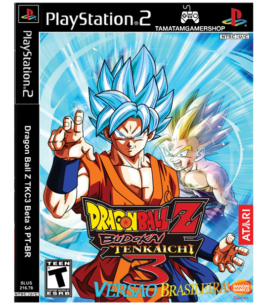 TM42-Dragon Ball Z Tenkichi 3 Beta 3 ps2 แผ่นเกมส์ps2 เกมเพล2 เกมดราก้อนบอล ตัวละครล่าสุด