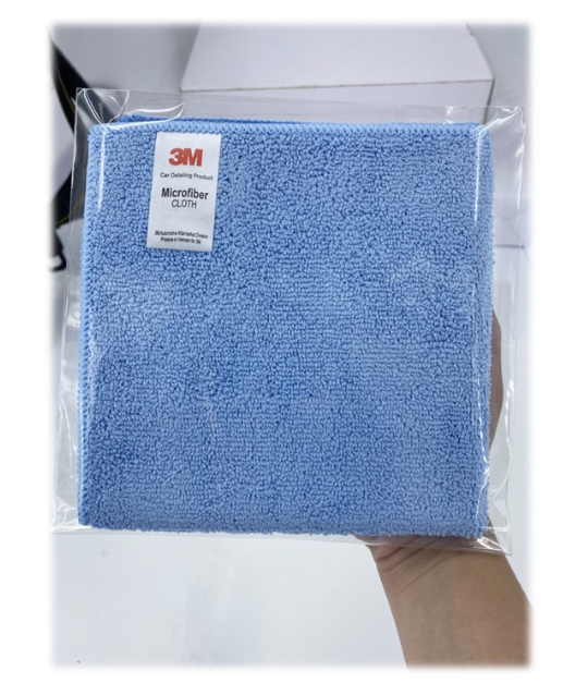 AC96-3M (3 ผืน) MICROFIBER CLOTH 30x30cm ผ้าไมโครไฟเบอร์สีฟ้า