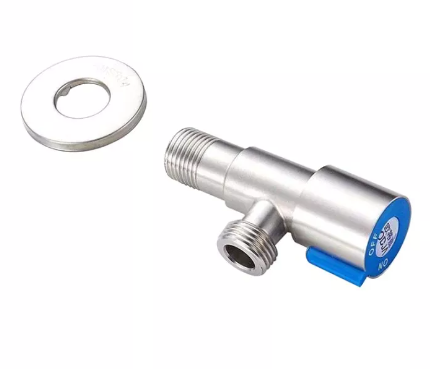 SA24-ก๊อกต่อวาล์วสแตนเลสแท้ SUS304 วาล์วฝักบัวสแตนเลส วาล์วเดี่ยวฝักบัว มือเปิด หนาขึ้น คงทน