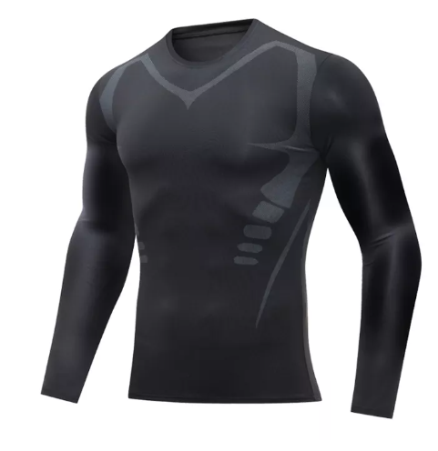 Z87-Coolmax เสื้อบีบอัดแขนยาว ชุดออกกำลังกาย เสื้อยืดผู้ชาย กระชับกล้ามเนื้อ เสื้อออกกำลังกาย เสื้อยืดเทรนนิ่ง เสื้อแขนยาว [กทม. พร้อมส่ง]