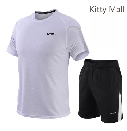 BIG90-ชุดกีฬา, ชุดสองชิ้น, เสื้อยืด / กางเกงขาสั้น, กีฬาแห้งเร็ว / ฟุตบอล / ออกกำลังกาย / วิ่ง / กีฬาบาสเกตบอล [กทม. พร้อมส่ง]