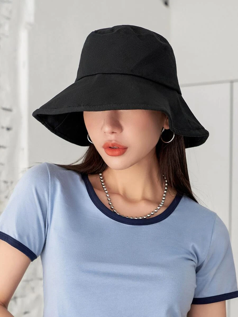 DAZY หมวกบักเก็ต สีพื้น  j-23