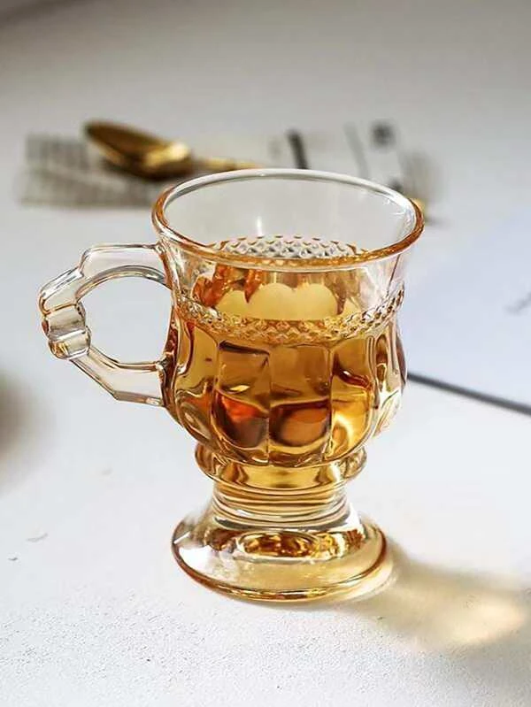 แก้วมัค กระจก สไตล์ยุโรป โปร่งใส สำหรับ บ้าน 1 ชิ้น  oo-19