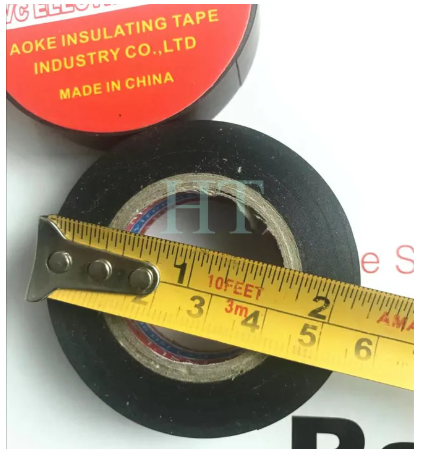 SA33-(12ม้วน) เทปพันสายไฟ ทนความร้อน ยาว3เมตร 0.13mm*19mm*10yds