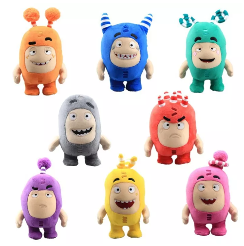 N32-1Pcs 8สไตล์ขายดี15-18ซม.Oddbodsการ์ตูนของเล่นตุ๊กตาตุ๊กตานุ่มและน่ารักตุ๊กตาของเล่นสำหรับของขวัญเด็กสำหรับเด็ก
