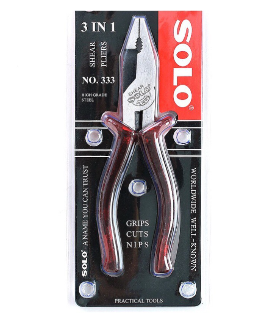 MW17-SOLO คีม คีมฟิต คีมใช้ 3 อย่าง คีมตัด จับ หนีบ SOLO 3in 1