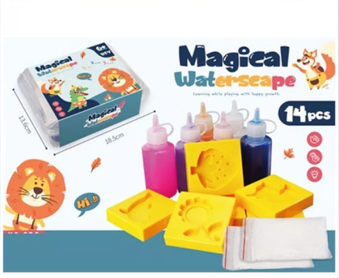 JIN79-พร้อมส่ง‼️ของเล่นเด็ก เยลลี่น้ำ DIY Magiccal WaterSeapeของเล่นแนววิทยาศาสตร์ เสริมพัฒนาการ จินตนาการให้ลูก ของเล่นเด็ก