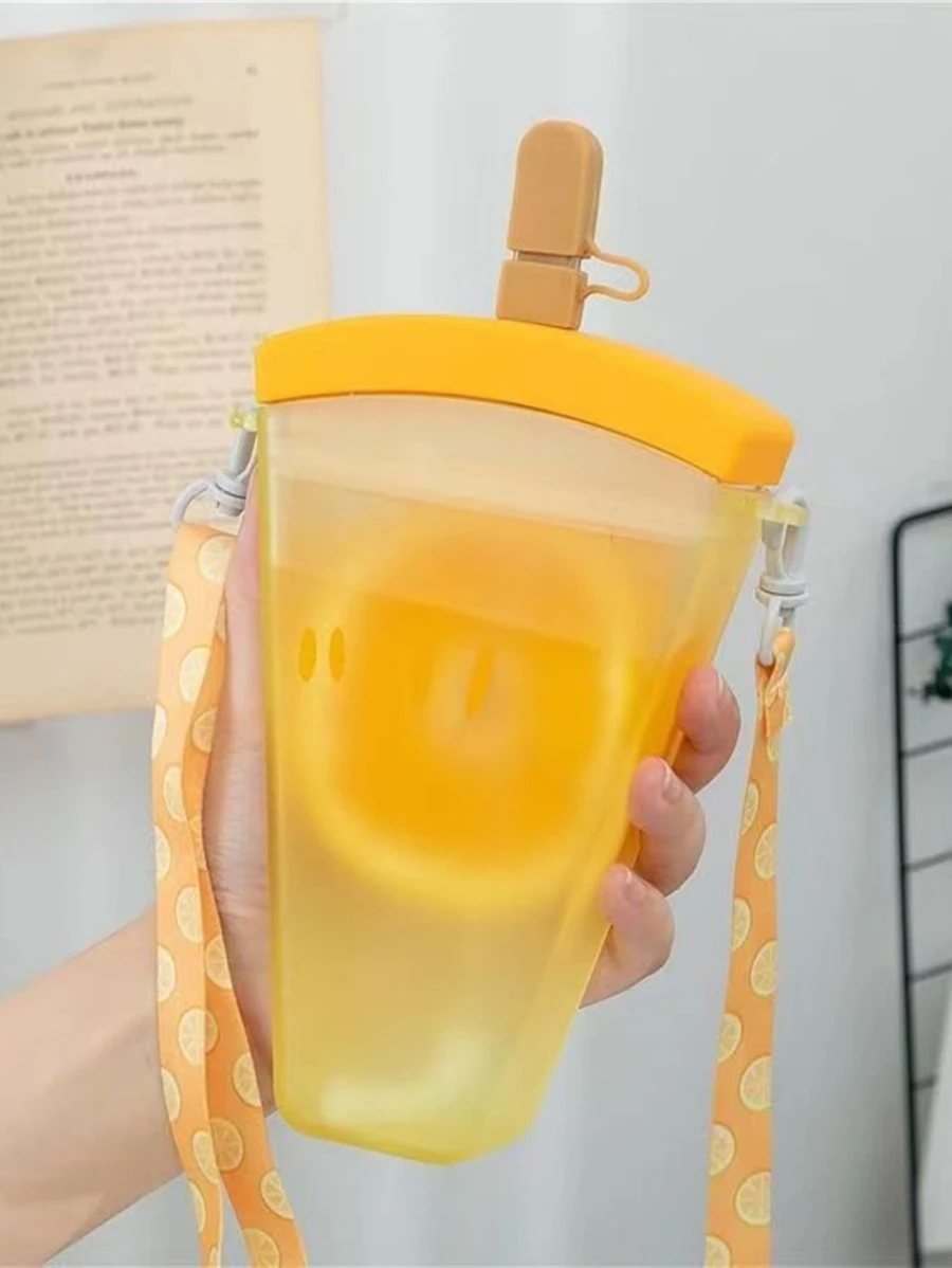 ขวดน้ำกีฬา พลาสติก น้ำ สร้างสรรค์ ไอติม ออกแบบ สำหรับ กลางแจ้ง 1 ชิ้น  pp-85