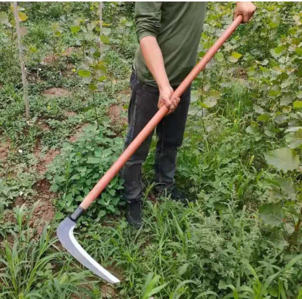 TH229-เคียวเหล็กแมงกานีส มีดพร้า เคียว ใบมีดโค้ง เคียวญี่ปุ่น