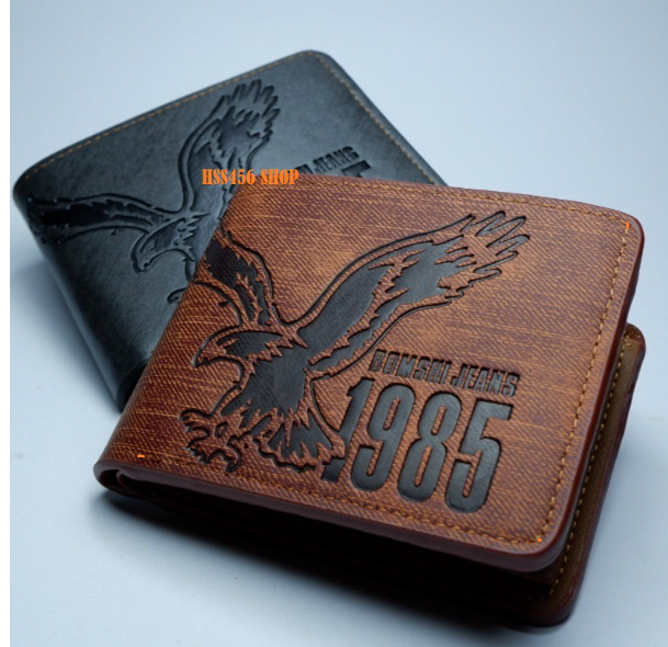 RAY36-กระเป๋าสตางค์ผู้ชาย ปั๊มลาย ขนาดเล็ก #P001 นก