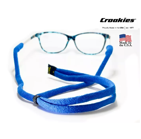 (ว#066) สายคล้องแว่นตา Croakies รุ่น MICRO SUITERS Blue