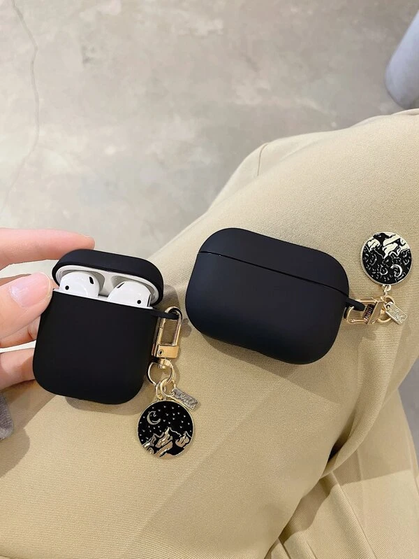 เคส เหมาะกับ Airpods จี้ ภูเขา & พระจันทร์ e-67