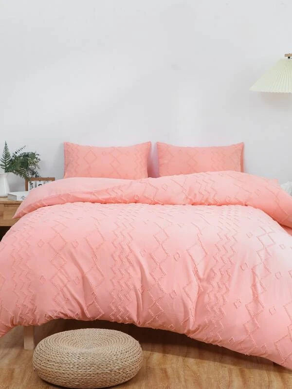 ชุดปลอกผ้านวม ไม่มีฟิลเลอร์ ลวดลาย เรขาคณิต t-63