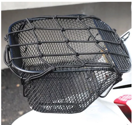 RC89-ตาข่ายรัดของ มอเตอร์ไซค์ส่งแบบคละสีนะครับ แบบตะขอ 4 ตัว