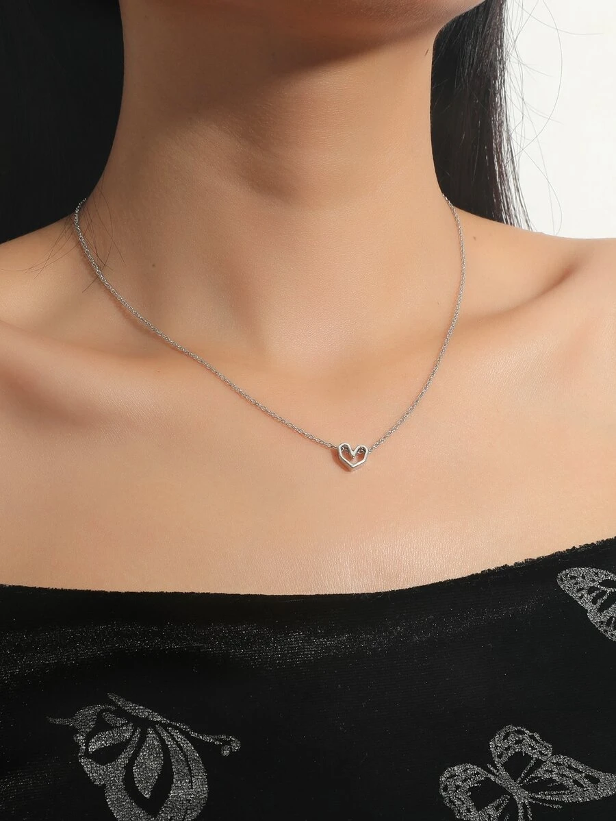 สร้อยคอ จี้ หัวใจ kk-6