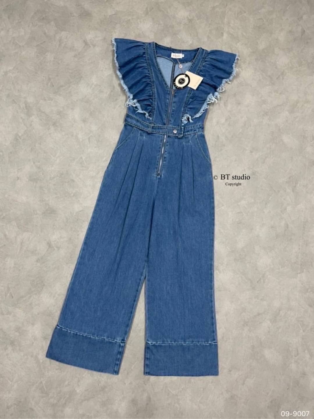 ?จั้มกางเกงผ้ายีนส์ผ้าหนาทรงสวยๆ 062