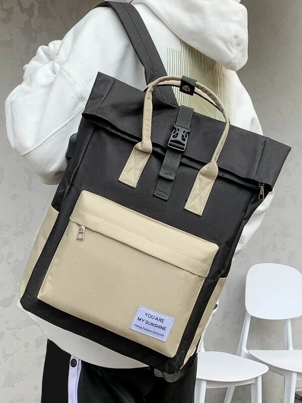 กระเป๋าเป้อเนกประสงค์ แพทช์ ตัวอักษร & แต่งหัวเข็มขัดแบบปลดเร็ว ll-13