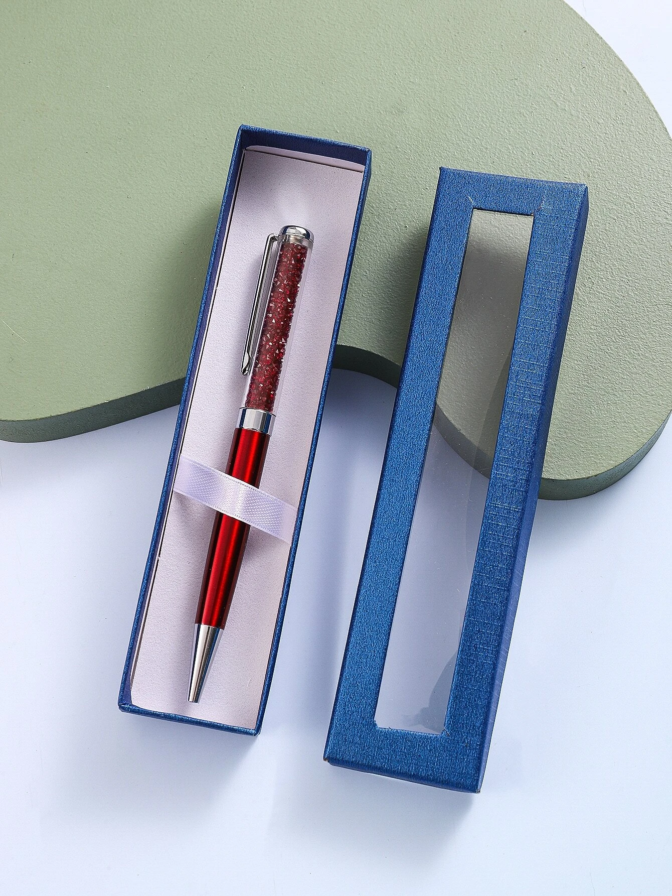 ปากกาลูกลื่น เพชรเทียม ตกแต่ง 1 ชิ้น s-99