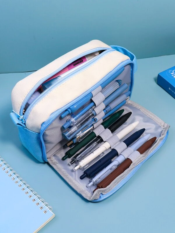 กล่องดินสอ สีพื้น สี 1 ชิ้น  g-21