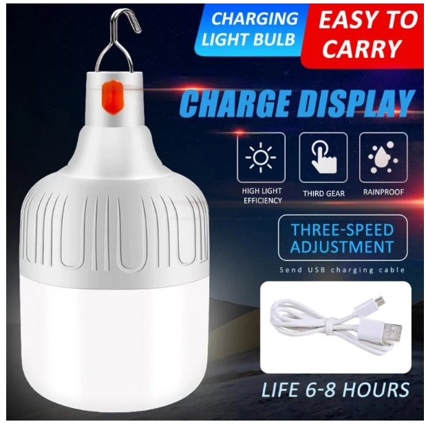 TH25-[Usb หลอดไฟแบบชาร์จไฟสําหรับตั้งแคมป์, เดินป่า, Outage, Hurricane] [รุ่น 3 รุ่นลูเมนสูงพิเศษ]