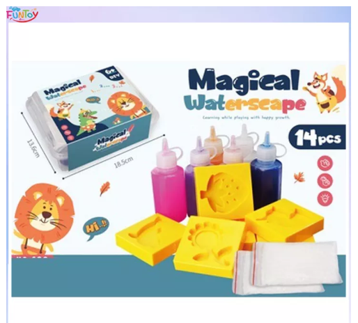 MM26-พร้อมส่ง‼️ของเล่นเด็ก เยลลี่น้ำ DIY Magiccal WaterSeapeของเล่นแนววิทยาศาสตร์ เสริมพัฒนาการ จินตนาการให้ลูก ของเล่นเด็ก