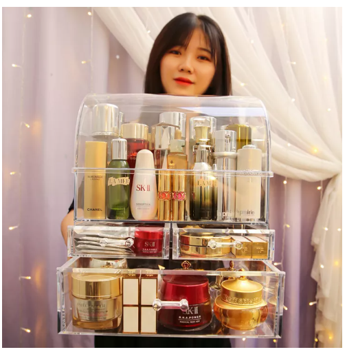 UTI15-BestoreHome มีให้เลือก 2 ขนาด ชั้นอะคริลิค ชั้นวางเครื่องสำอางค์ กล่องเก็บเครื่องสำอางค์ กล่องใส่เครื่องสำอางค์