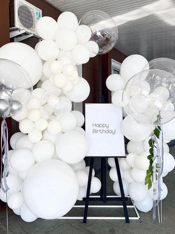 บอลลูน 61 ชิ้น สีพื้น p-54