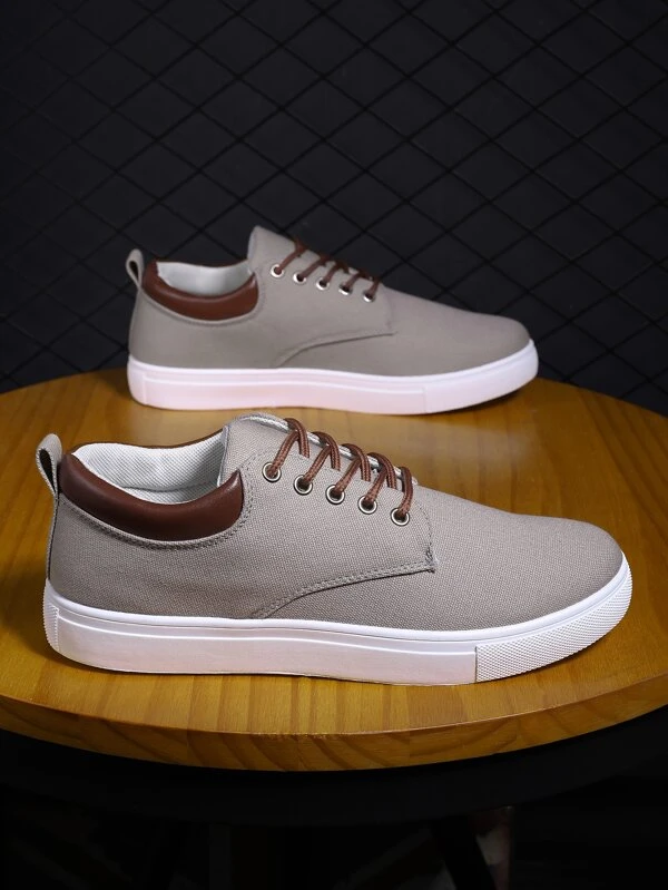 ผู้ชาย รองเท้าวัลคาไน / รองเท้าผ้าใบ สายรัดหน้า m-81