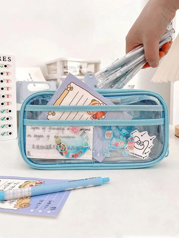 กล่องดินสอ สีสุ่ม 1 ชิ้น  g-74