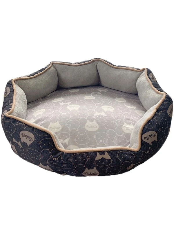 เตียง สัตว์เลี้ยง ลาย การ์ตูน แมว 1 ชิ้น  j-6