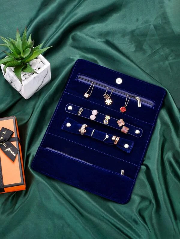 ถุงใส่เครื่องประดับ สีพื้น 1 ชิ้น  i-96