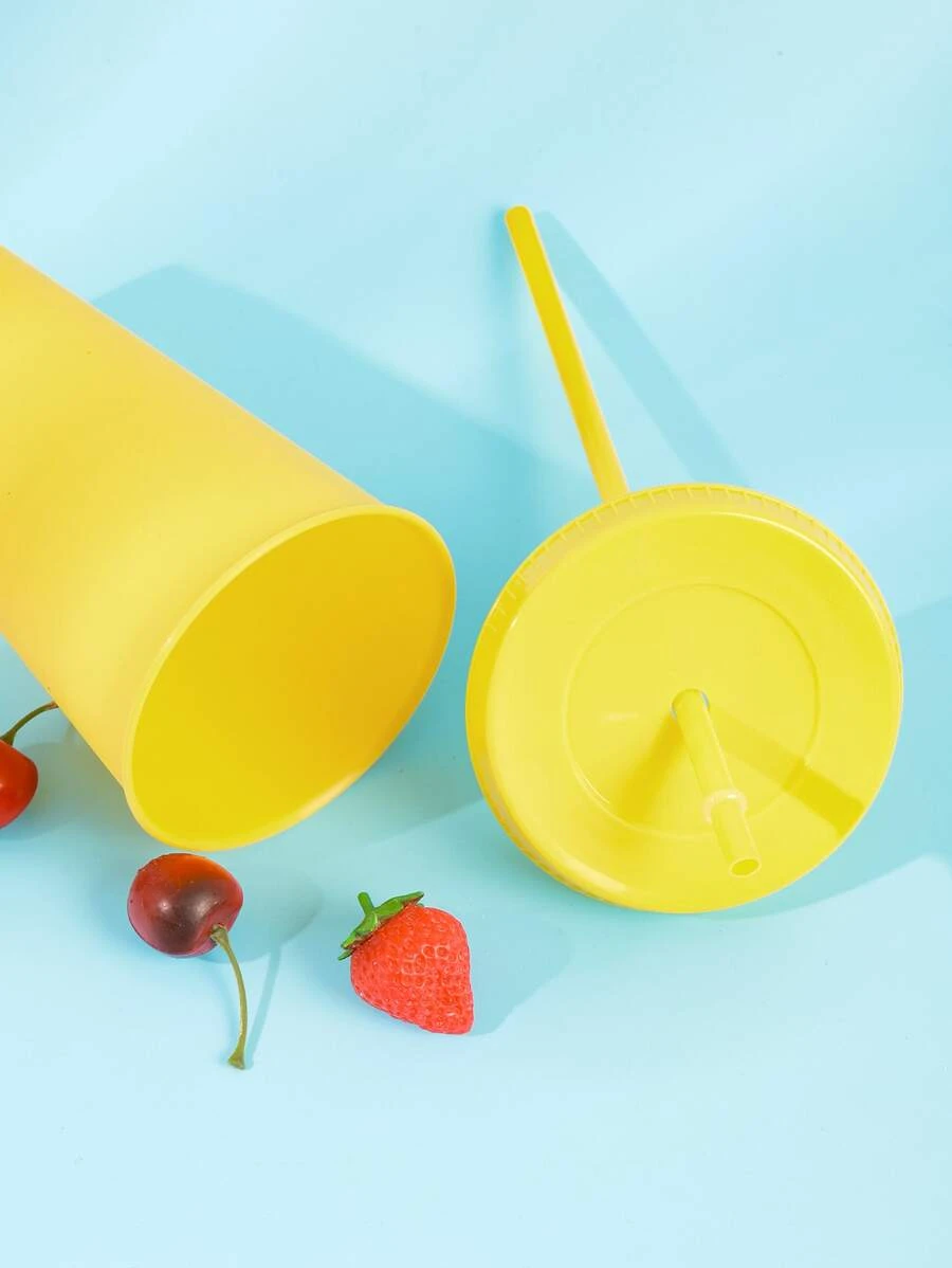 ถ้วยเก็บความเย็น 1 ชิ้น PP แก้วเก็บความเย็น สไตล์มินิมอล สีเขียว สำหรับ กลางแจ้ง  pp-39