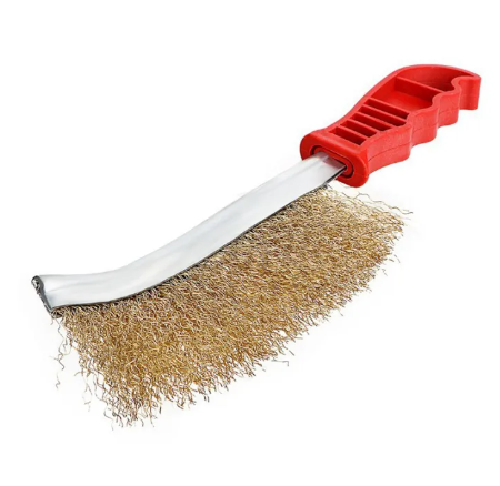 RC77-แปรงทองเหลือง แปรงเหล็ก แปรงขัดสนิม แปรงลวดทองเหลือง (DUBYUFIUNII67806760)7608760876087