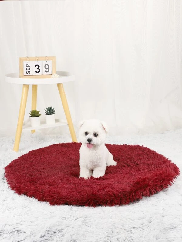 เสื่อกล่อง สัตว์เลี้ยง สีพื้น ปุย 1 ชิ้น  j-18