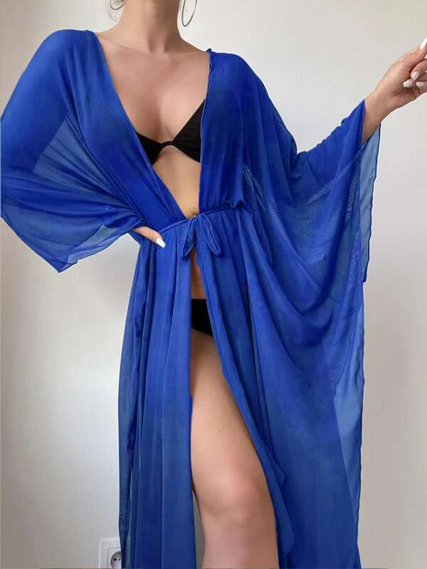 กิโมโน ขอบหยัก แต่งเข็มขัด mm-156