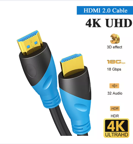 GE131-สาย HDMI V2.0 4K สายเคเบิ้ล HDMI Cable สาย HDMI to HDMI ยาว 0.5m-3m 4K HDMI 2.0 Full HD สำหรับ 4K 3D Monitor Projector TV IPTV LCD PC Xbox 360 PS3 PS4