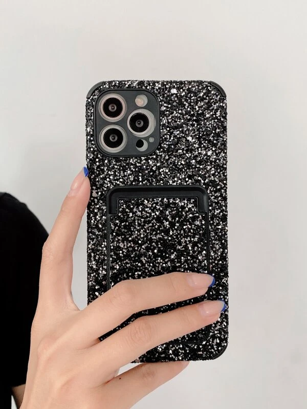 เคสโทรศัพท์ กลิตเตอร์ ช่องใส่การ์ด c-97