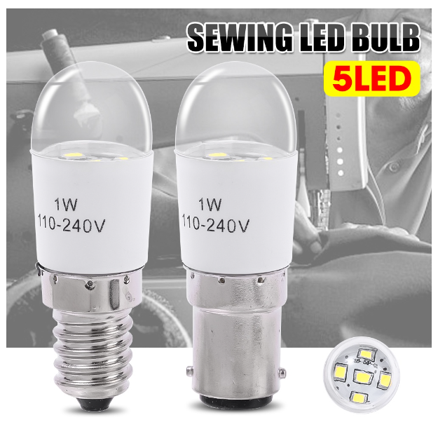 TH30-จักรเย็บผ้า หลอดไฟ LED 5 ดวง / โคมไฟ LED ขนาดเล็ก / ใช้พลังงานต่ํา & ไฟฉายประหยัดพลังงาน / ไฟจักรเย็บผ้า สากล ในครัวเรือน
