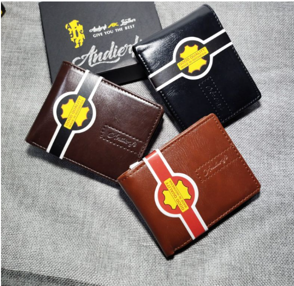 RAY59-กระเป๋าสตางค์ ใบสั้น 3 พับ 3 มิติ สําหรับผู้ชาย