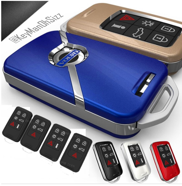 K62-เคสกุญแจรีโมทรถยนต์ VOLVO ABS Hard Case Key Sets Model VOLVO XC60 S60L V40 V60l S80L
