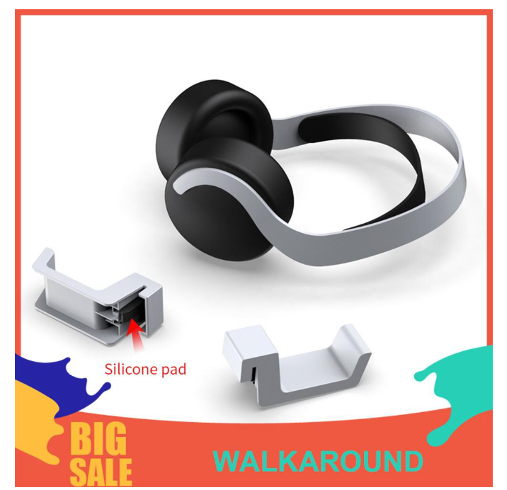 ROM83-ที่แขวนหูฟังแบบพกพาสําหรับ Ps5 Game Console