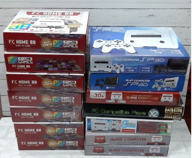 ROM77-เครื่องเล่นตลับ Famicom FC มีเกมในตัวเครื่อง ของแท้จากประเทศญี่ปุ่น เสียบสเตปดาวน์ 110V ก่อนใช้ Japan