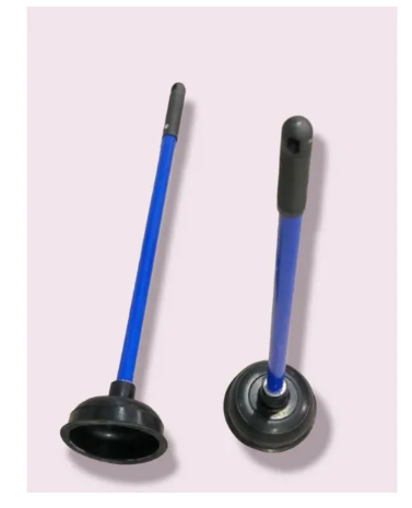 SA02-ยางปั๊มส้วมด้ามเหล็ก ยาว60ซม. ความกว้างยาง14ซม.