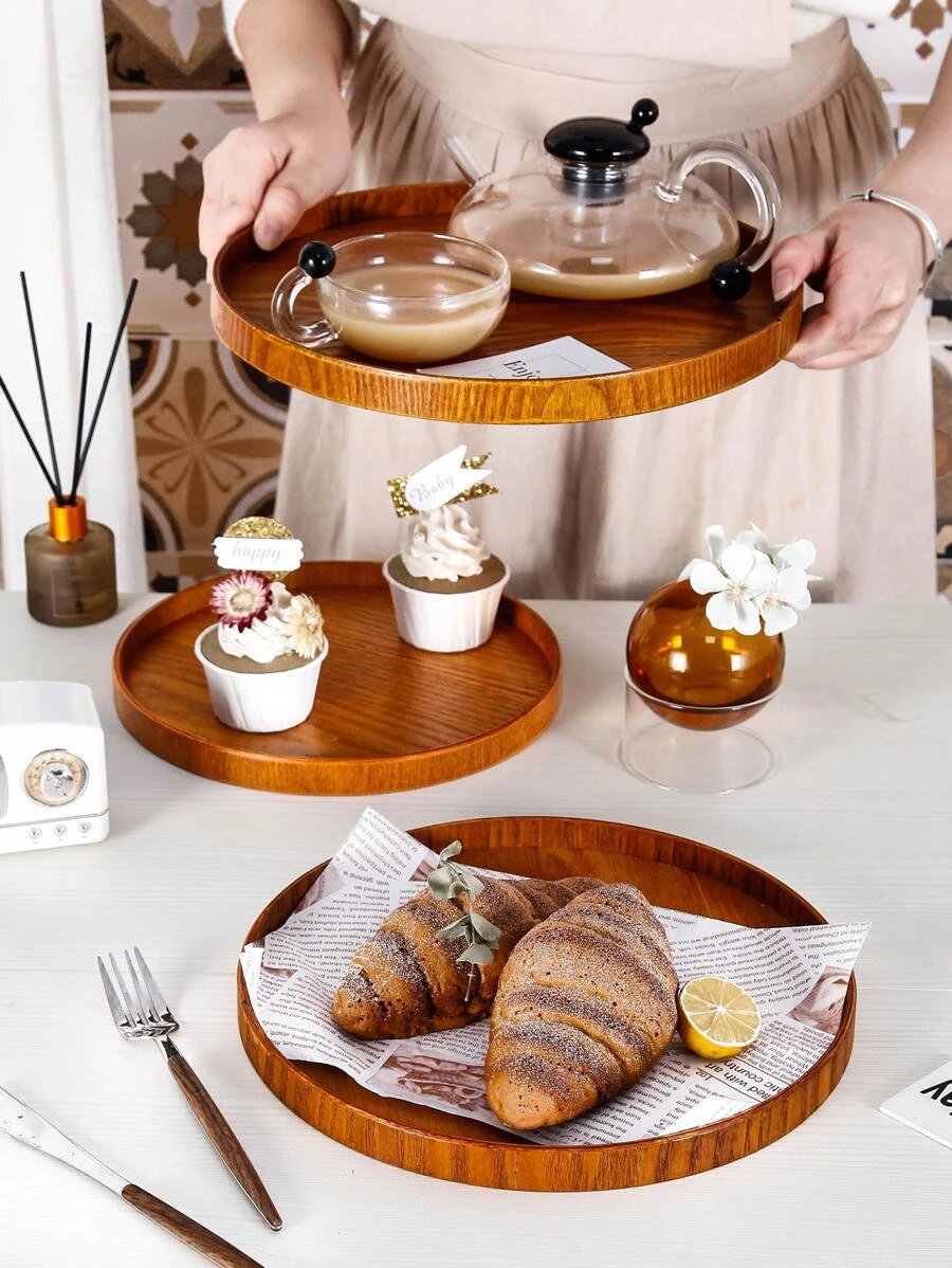 ถาด ลาย ไม้ 1 ชิ้น ff-84