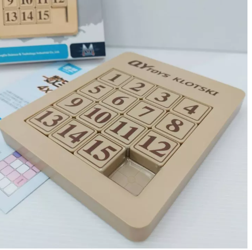 N20-เกมเรียงตัวเลข QY Sliding Block Puzzle (พลาสติกABS+แม่เหล็ก) KLOTSKI ช่วยฝึกสมอง ฝึกสมาธิ เกมเสริมทักษะ