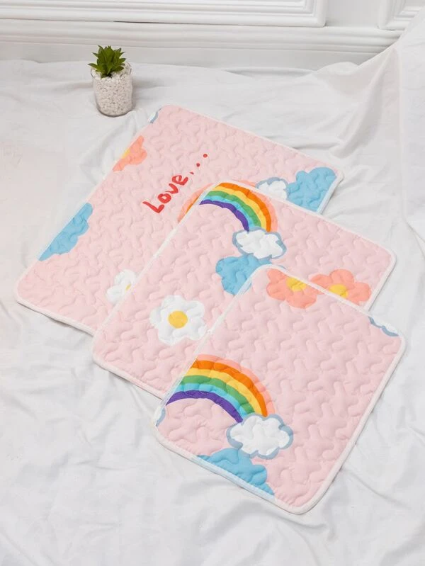 แผ่นรอง สัตว์เลี้ย ง สุ่ม ลายทาง 1 ชิ้น ม-10