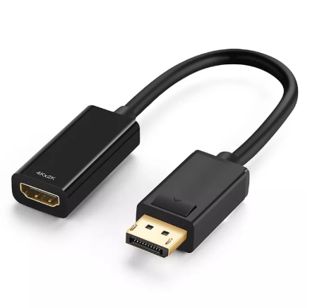 GE59-DisplayPort Male to HDMI Female Cable DP to HDMI 4K*2K for Projector คอมพิวเตอร์ โน้ตบุ๊ค
