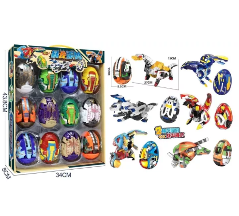 N18-ไข่ไดโนเสาร์แปลงร่าง1./กล่อง 12 ฟอง